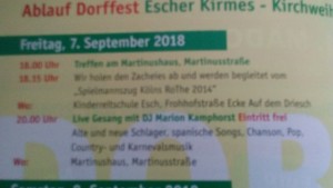 Dorffest Köln Esch
